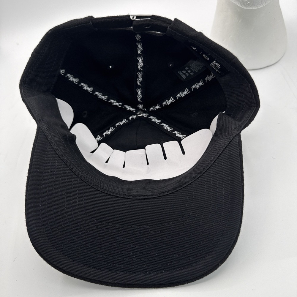 NEW Nike Jordan Flight Unstructured Hat Black HF6241‎ 010 Wool Medium Large - Picture 10 of 11